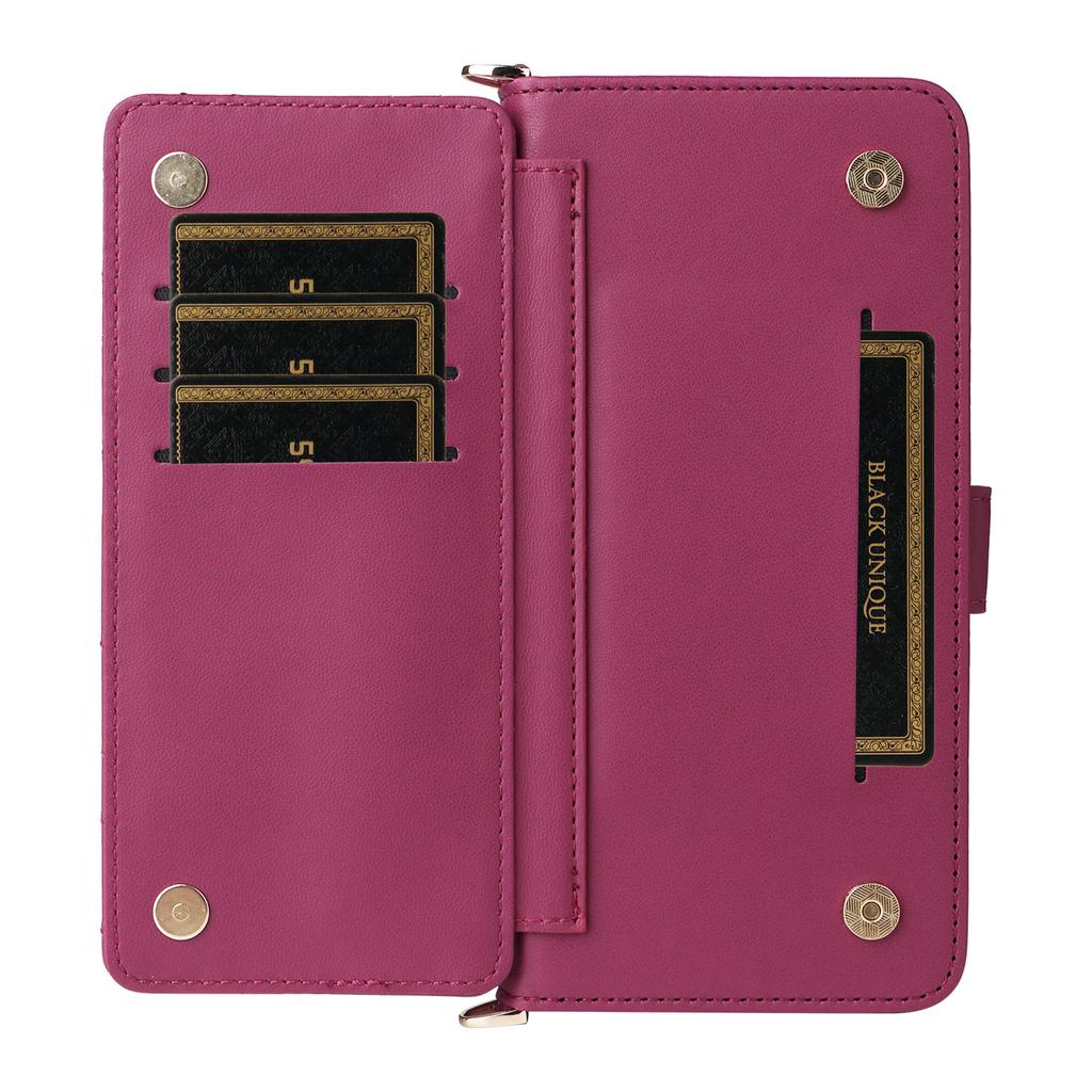 For Vivo X200 Ultra 5G Case with Shoulder/Wrist Strap Leather Phone Cover Stand Wallet