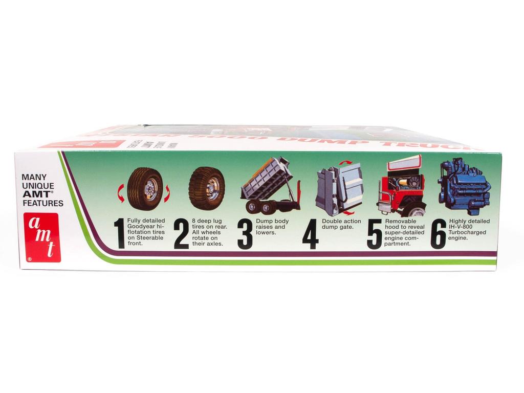 AMT International Paystar 5000 Dump Truck Plastic Model Kit AMT1381 1/25