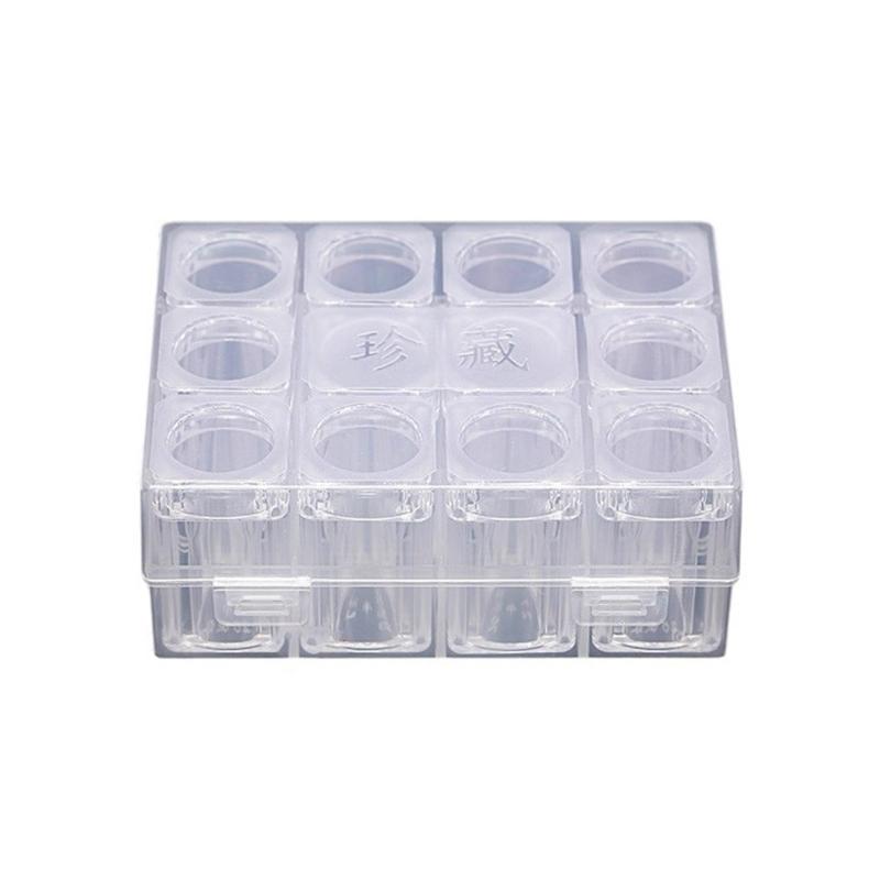 

Pack of 12 Protective Coin Tube Holders for 10 Yuan 27mm Coin Rolls with Clear View and Safety Closure 1