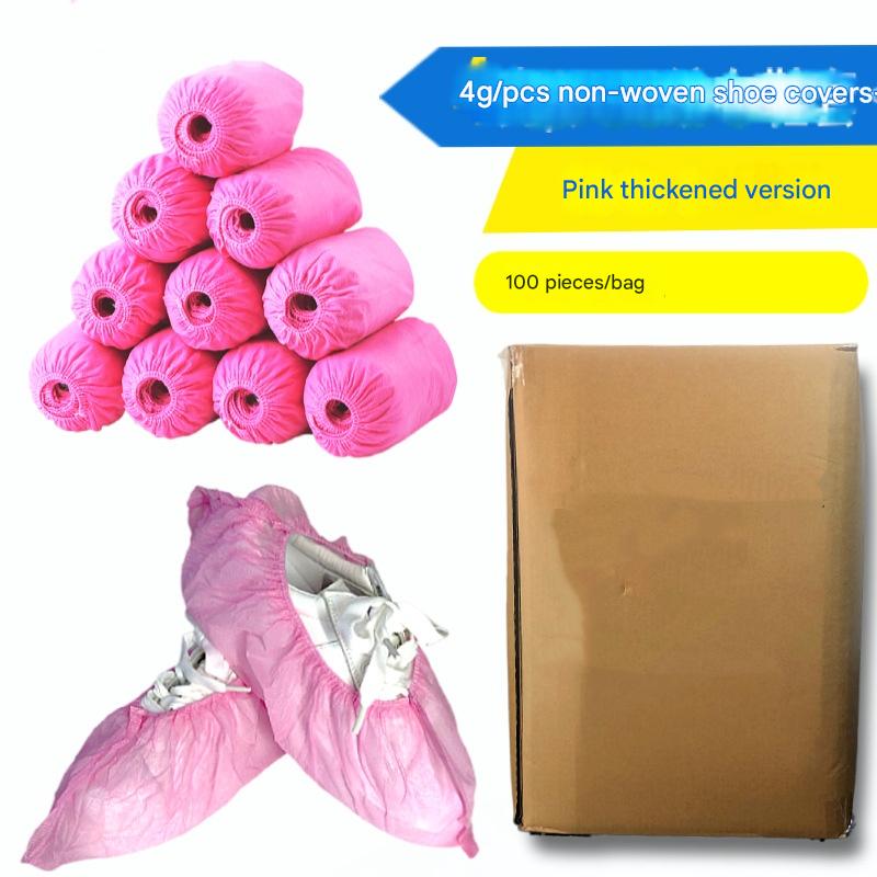 100 шт. Пластиковые бахилы Одноразовые Утолщенные Пластиковые Одноразовые Бахилы Для Уборки Один Размер Бахилы Для Ног Для Дома