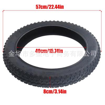 20x4.0 Offroad-Fettreifen & Schläuche Set für 20-Zoll Schnee- und Strandfahrräder