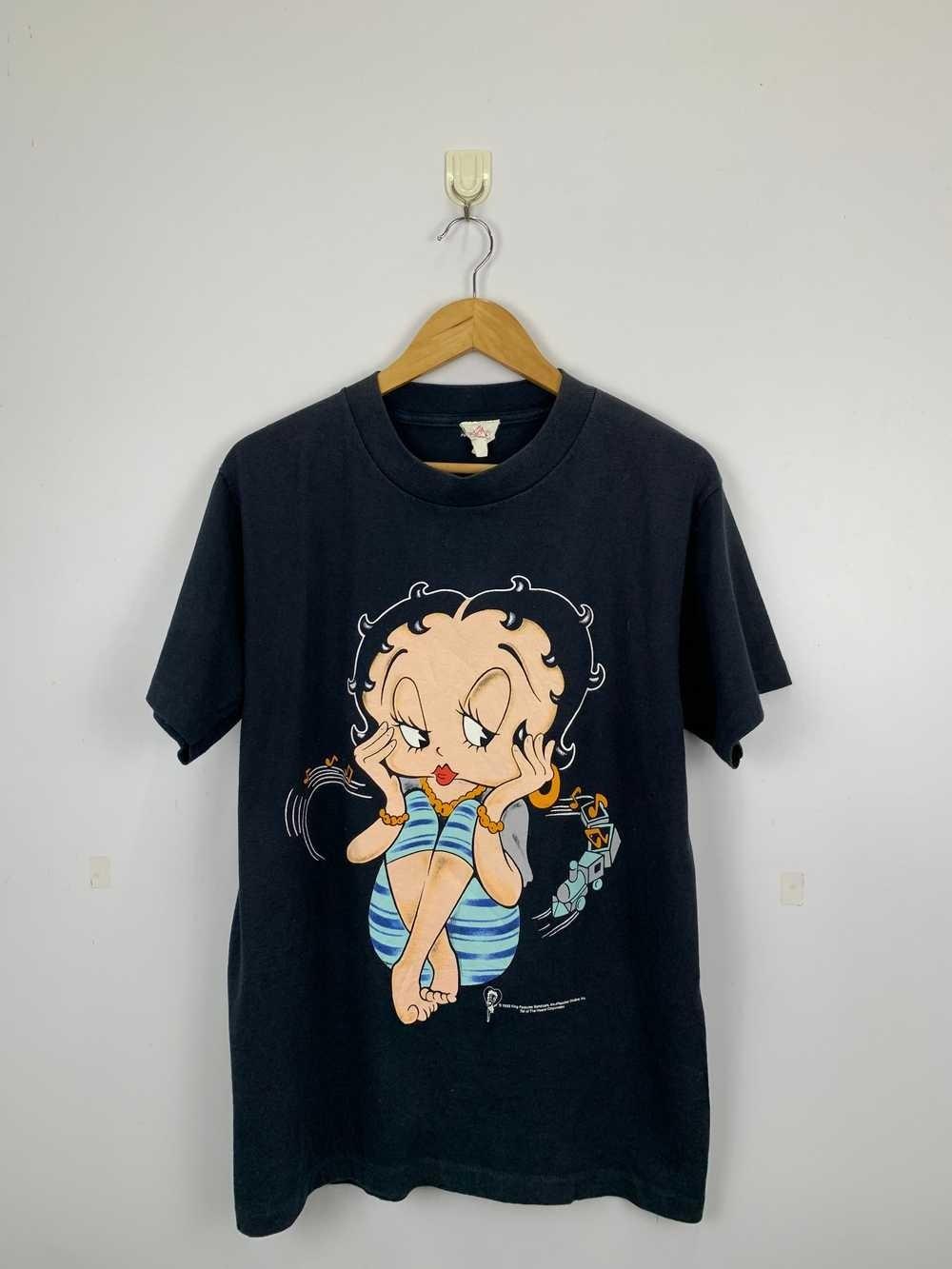 Vintage Vintage 90s King Features Betty Boop T Shirt Reprint AN49221 S