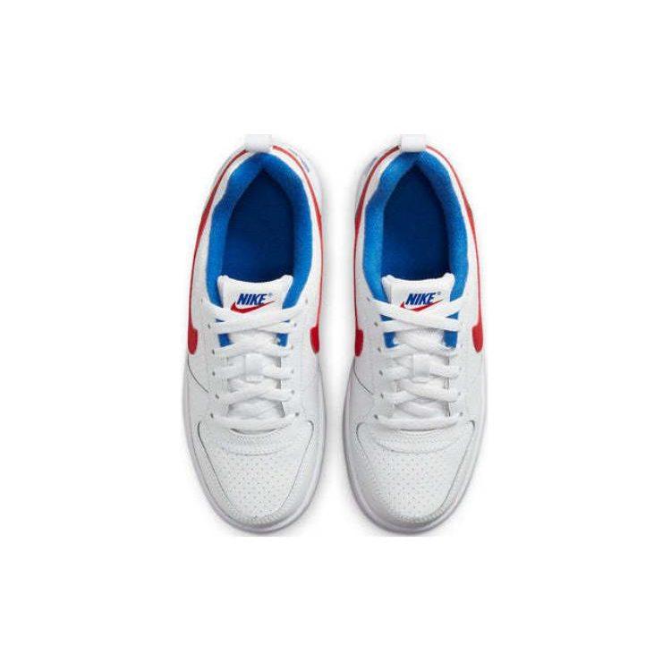Nike Court Borough Low White Blue Red GS DM2420-164