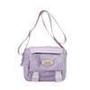 Borsa a tracolla carina in stile scolastico per ragazze con materiale in nylon per l'uso quotidiano