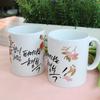 if043-Design Mug 2p-Happiness Blooming Like the Fragrance of Flowers