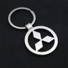 cyhk7 for Mitsubishi Lancer 9 10 ASX L200 Colt Pajero Outlander Eclipse Metal Alloy Car Keychain Key Ring Pendant Accessories wheelcap
