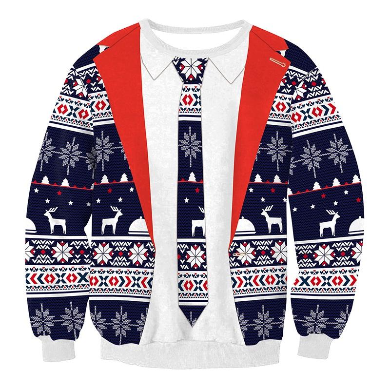 Premium New Ugly Xmas Christmas Sweater Vacation Santa Elf Novelly Sweatshirt For Women And Men