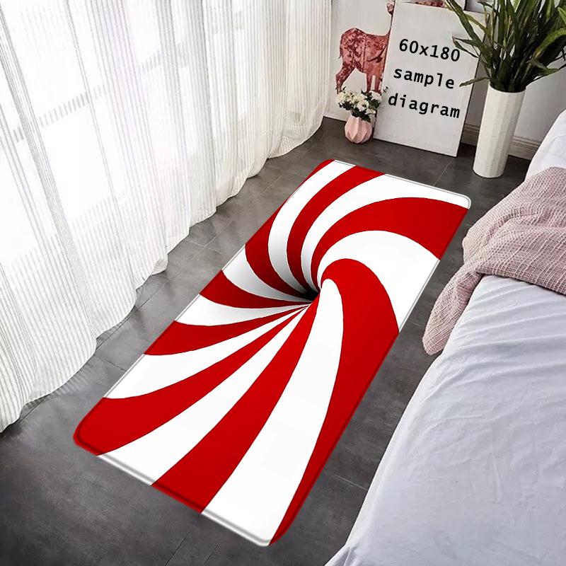 House Entrance Doormat 3D Vortex Geometric Optical Illusion Rug Hallway Carpet Foot Carpets Rugs Floor Mats Non-slip Home Decor