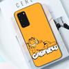 Cartoon G-Garfield Cat Phone Case For Samsung S 24 fe 25 Ultra plus 20 lite 21 30 22 23 24 22 Ultra 5G Fundas