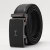 Frosted Automatic Buckle Edge Two-Layer Cowhide Belt, Business And Leisure Men'S Trendy Belt