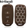 Silicone Case Key Cover Remote For Skoda Fabia Octavia A5 For VW Golf VI Polo Passat B5 3b Touran Caravelle Golf Plus Seat Ibiza