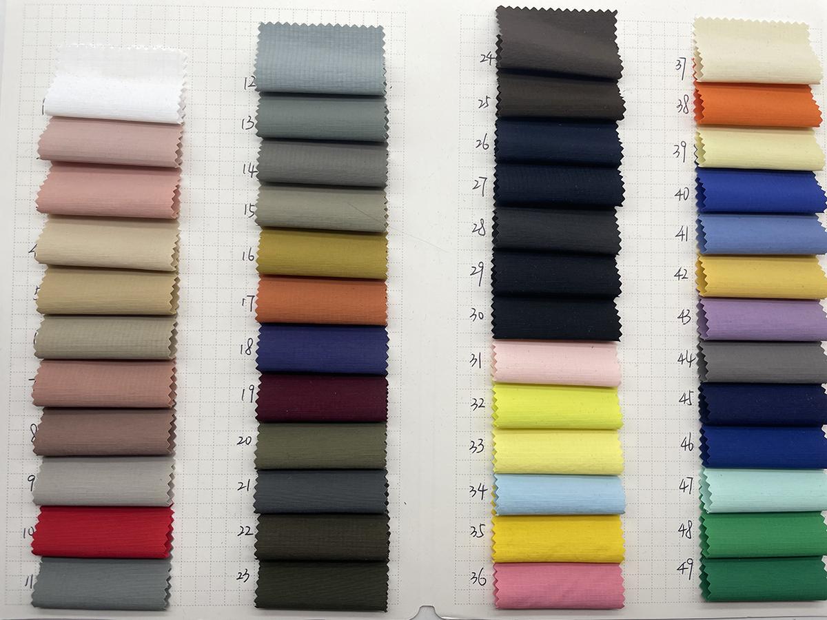 70D Ultralight Matt Ripstop Nylon Fabric Taslan 0.3mm Double Yarn Check Jacquard Fabric Waterproof for Cargo Pants, Windbreaker