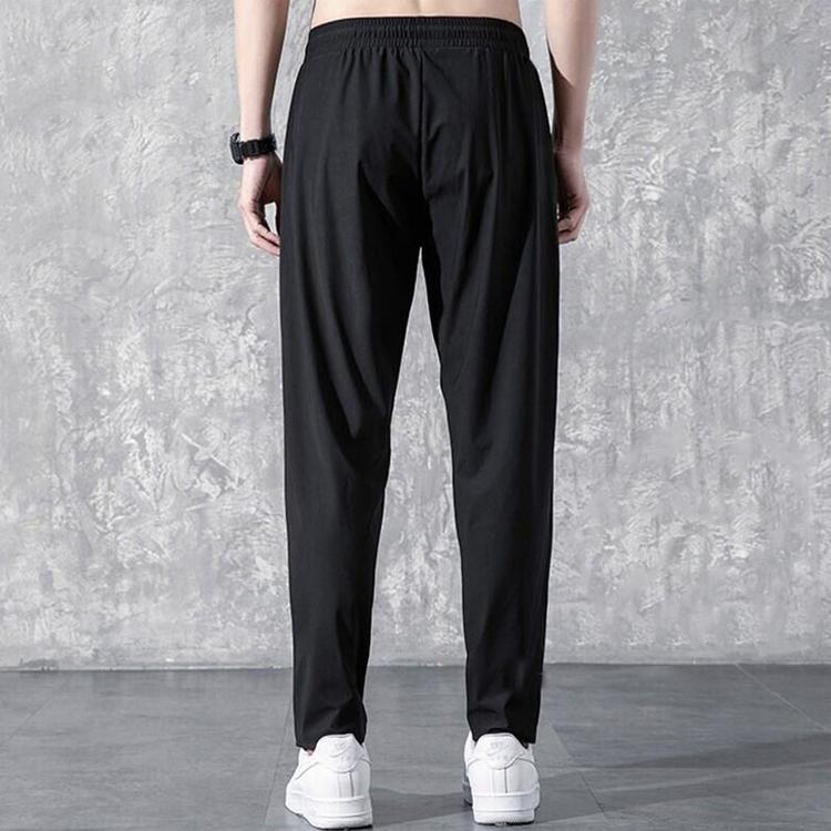 Men's Pants Li-Ning Knitted Sweatpants Men's Black Moderate Straight Fit Pants