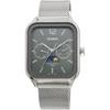 CaSio Standard Moon PhaSe Analog Men S Watch Mtp M305m 8av Metal meSh Band Dark 