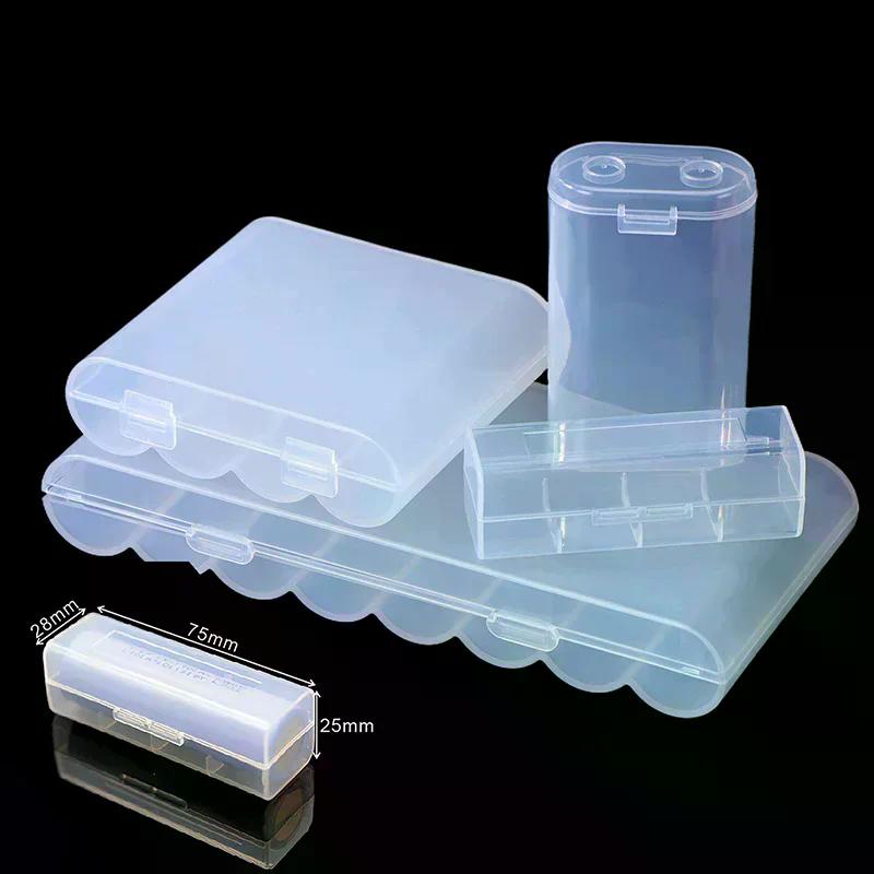 1/3PCS 1 Section/2 Section/4 Section/8 Section 21700 Battery Anti Fall Protection Box 21700 Battery PP Plastic Storage Box