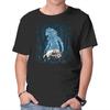 Unisex Crew Neck T-Shirt The Princess In The Forest Graphic Short Sleeve Casual Tee