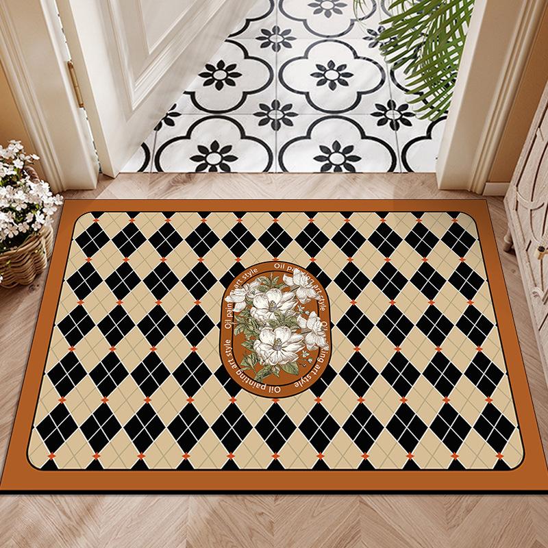 Entrance Carpet Anti Slip Floor Mat Easy To Maintain Bathroom and Toilet Entrance Foot Mat