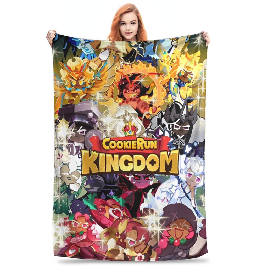 Shadow Milk Coolie cookie run kingdomed Game Blanket Super Soft Warm  Throw Blankets for Couch 50x60 Inch Multi-size Bedspread