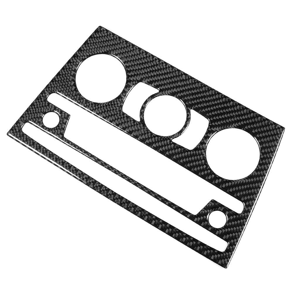 Bil Luftkonditionering CD Panel Trim Ram Kolfiber Dekor Passar för E84 X1 2011‑2015