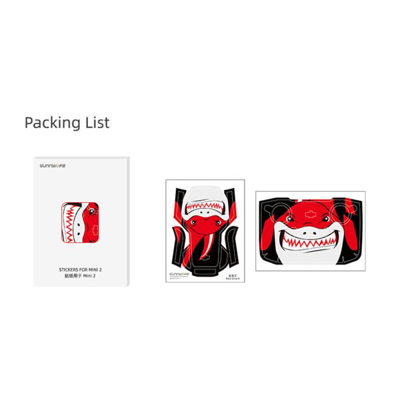 Sunnylife Anti Scratch Stickers dla DJI Mini 2 Drone Body Arm akcesoria do ochraniaczy na pilota