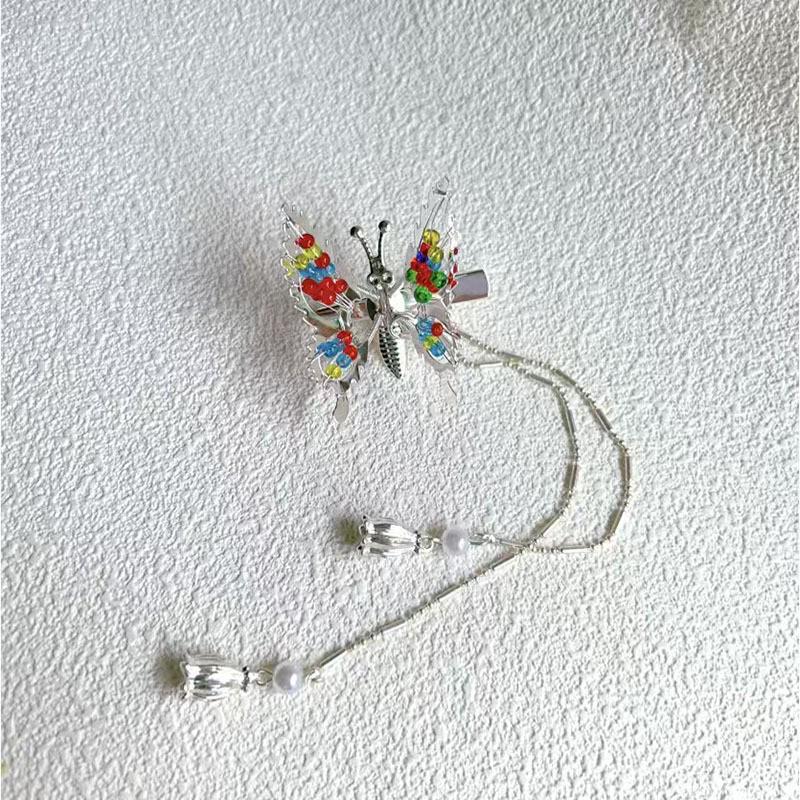 Children's Moving Butterfly Hair Clips – Cute Headdress & Bangs Accessories