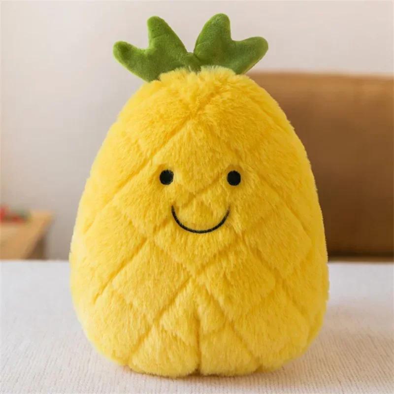 Fruit Plush Toys Vivid Cute Stuffed Fruit Plaything Mango Watermelon Avocado Strawberry Tactile Gifts For Birthday Party Decors