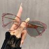 Ochelari pentru Miopie cu Schimbare de Culoare, Ochelari Fotocromici Retro la Modă Ochi de Pisică, Protecție Ochi Blocare Lumină Albastră, Dioptrie Până la -4.0