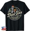 AUF dem Rücken Dad Tax Sicherstellen, dass es kein Gift ist Skelett Dad Tax T-Shirt