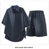 Men's Plus Size Moisture-Wicking Polo Shirt & Sports Shorts Set