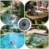 2.5W Solar Fountain,Durable Water Fountain,with 6 Nozzles 4 Anti-Collison Bars,Perfect Outdoor Decoration for Garden Pond Pool
