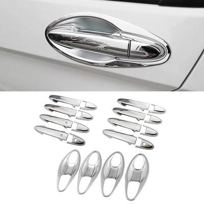 Für Honda City GM4 GM5 GM6 2014-2020 Chrom Styling Außentürgriff Abdeckung Tür Bowl Trim Moulding Rahmen Lünette