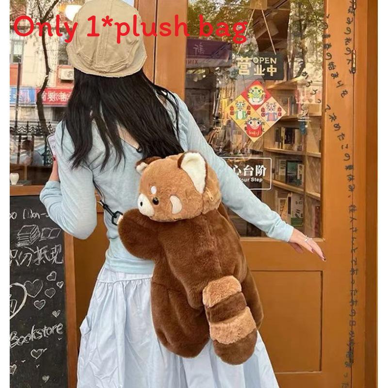 Cute Penguin Plush Bag With Double Shoulder Straps For Kids And Teens