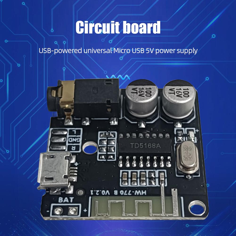 1-20PCS Audio Receiver Board Bluetooth 4.1/5.0 MP3 Audio Decoder Amplifier Board 3.7-5V Wireless Stereo Music Module VHM-314Good product