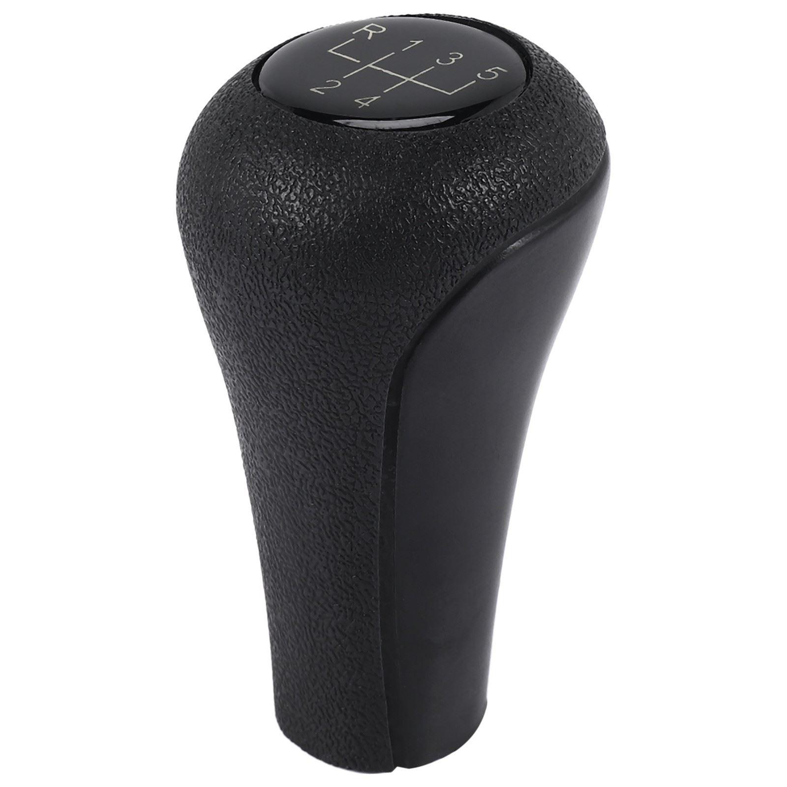 5 speed Manual Plastic Gear Knob 12mm Stick Hole Black for Series 1 to