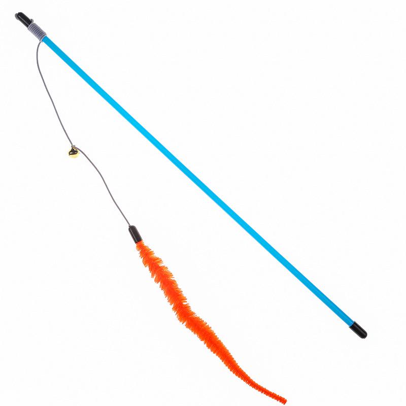 Caterpillar Teaser Wand Replacement Head - Six Colors Cat Toy for Self-Entertainment