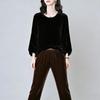 Women's Mulberry Silk Velvet Loose Top