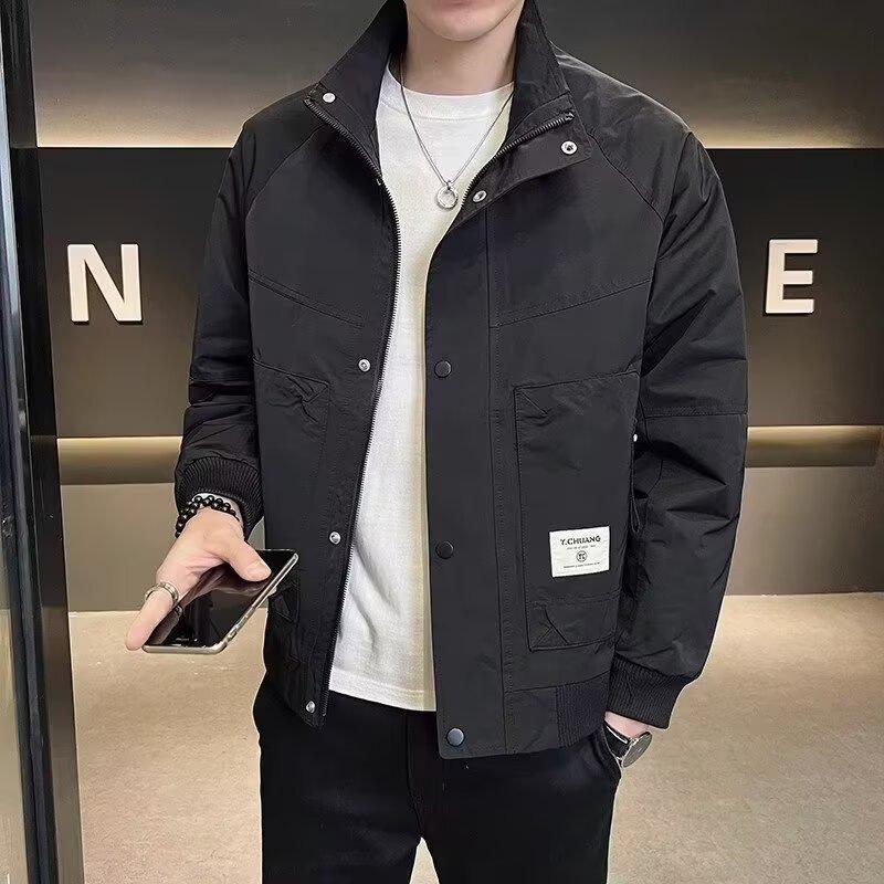 Men's Stylish Harajuku & Korean-Inspired Loose Jacket - Trendy High Street Fashion for Spring & Autumn