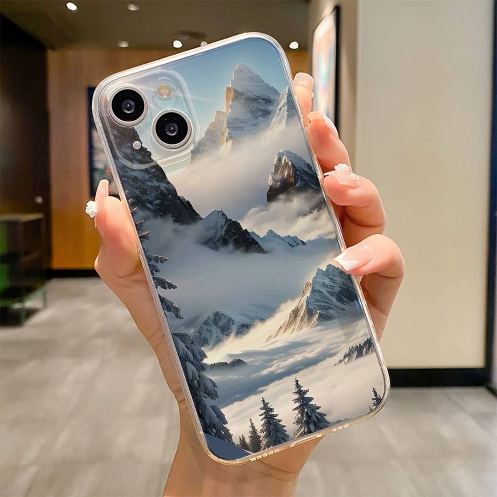 Heiliger Mount Everest Handyhülle Für iPhone 17 16e 16 15 14 13 12 11mini Pro Max X XR XSMAX 8 7 Air Plus Weiche Hülle