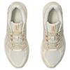 Gel Terrain Textile, Synthetic Leather Low Top Running Shoes Unisex Beige Gray 1203A342-200