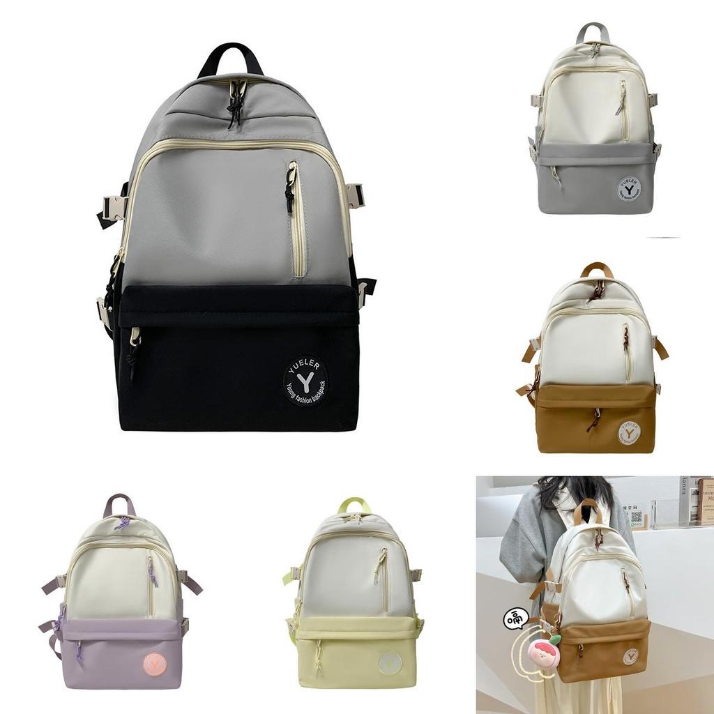 Backpack For Girls Small School Student Nylon Large Capacity With Laptop Pocket For Daily Use