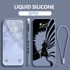 Anime BLEACH Kurosaki Ichigo For Xiaomi Poco Phone Case For X4 X3 F4 F3 NFC M5 M4 M3 GT S Pro 4G 5G Liquid Left Rope Cover
