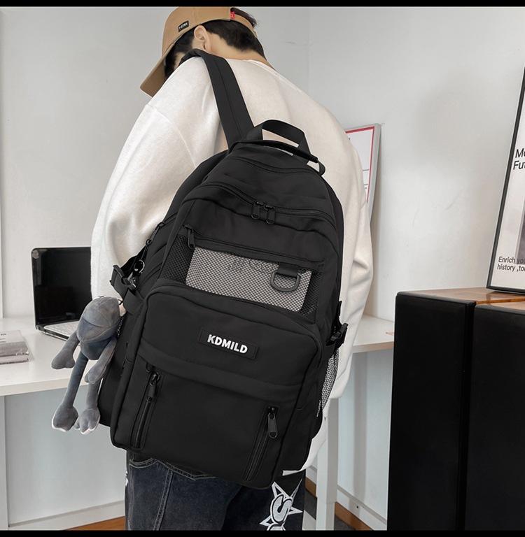 Schoolbag Mori fashion trend backpack couple backpack Japan and South Korea new college student large-capacity computer bag travel backpack