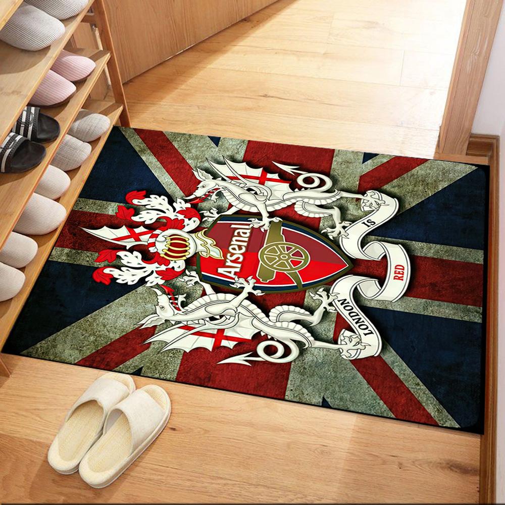 Arsenal Area Rug Perfect for Living Rooms Decorate Room Dining Room Hallway Anti-slip Rug Anime Office Decor Perfect Birthday/Christmas Gift Idea
