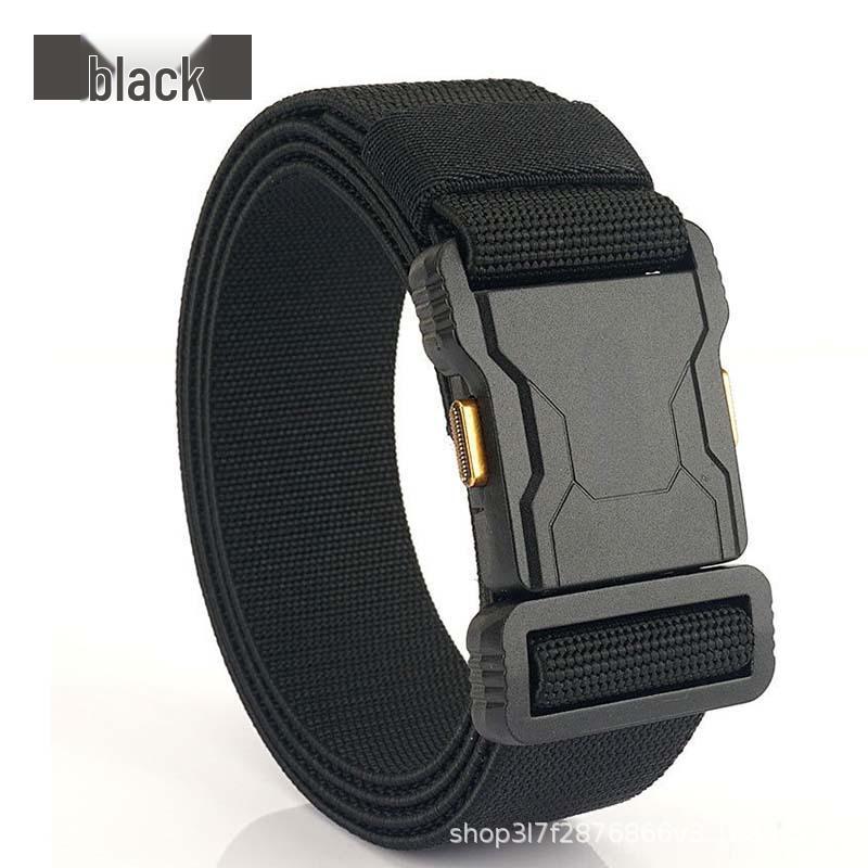 

Men s Outdoor Tactical Stretch Belt with Quick Release Buckle Length 120cm, Width 3.8cm