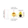 Multi-Purpose Motorcycle Air Filter Drain Tube Head From CNC Alloy Air Intake Drain Pipe Motorcycle Accessories