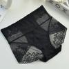 High waist lace panties women's belly and hips thin breathable briefs head sexy lace