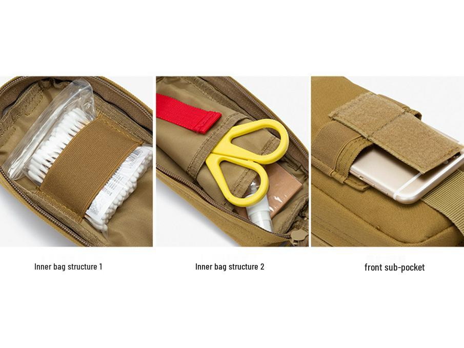 Tactical MOLLE Nylon First Aid Waist Pack