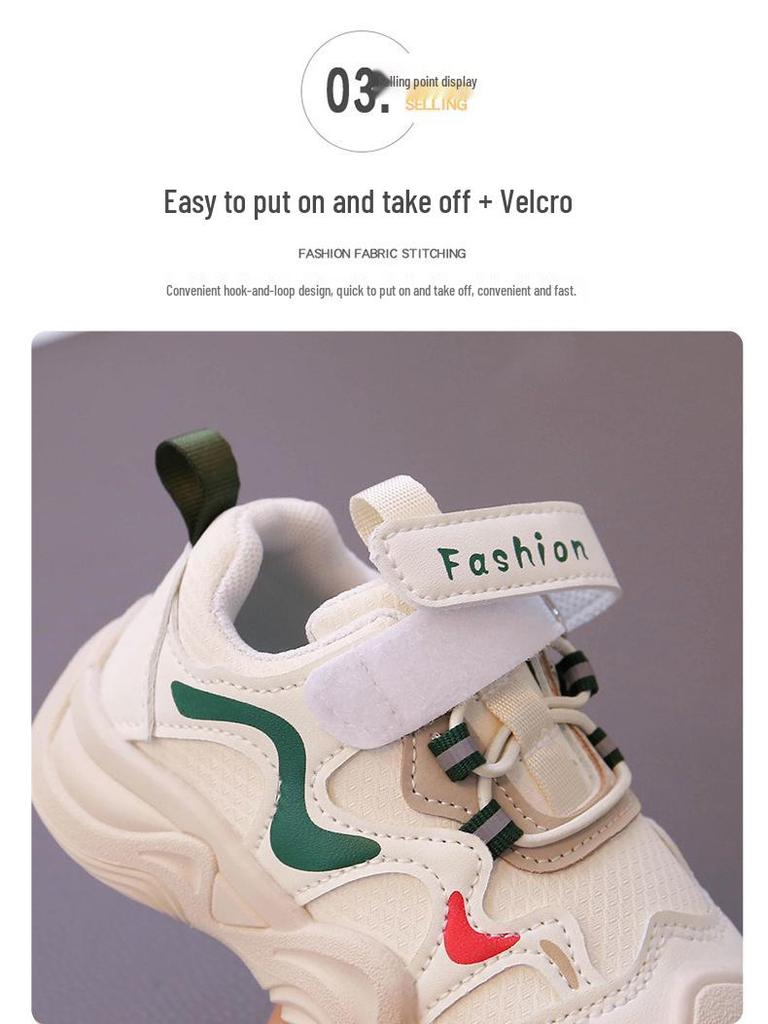 2026 Children's Soft Sole Non-slip Casual Sports Shoes for Boys - Spring & Autumn