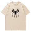Loose And Comfortable Short Sleeves Unisex Unisex Oversized Clothes Summer New Cotton Unisexs Tshirts Spider Pattern Printed Tees