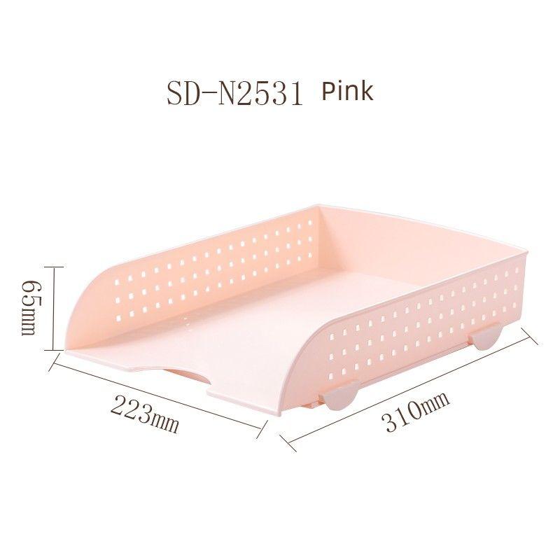 Creative Multi-Layer Desktop File Box Materials File Shelf Office Three Layer File Tray File Folder Storage Box